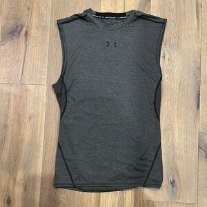Under Armour Gray Sleeveless Athletic Top